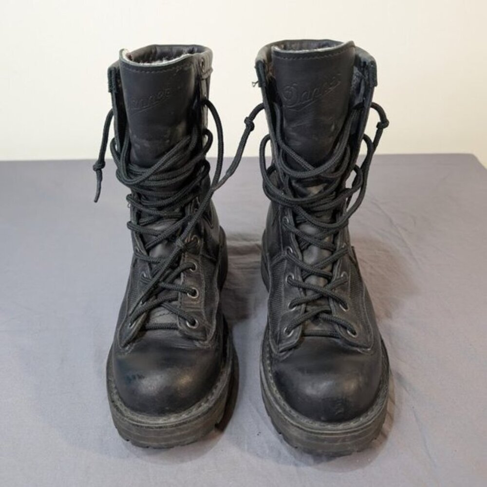 Danner Acadia 8" Black Leather and Nylon Combat Lace Up Boots Women Size 6